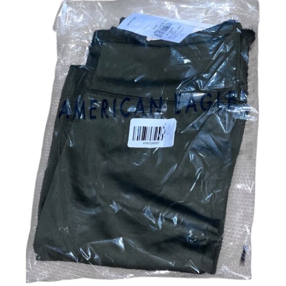 Aerie The Everything Super Leggings Size M Womens Olive Green Mid Rise - Picture 4 of 14